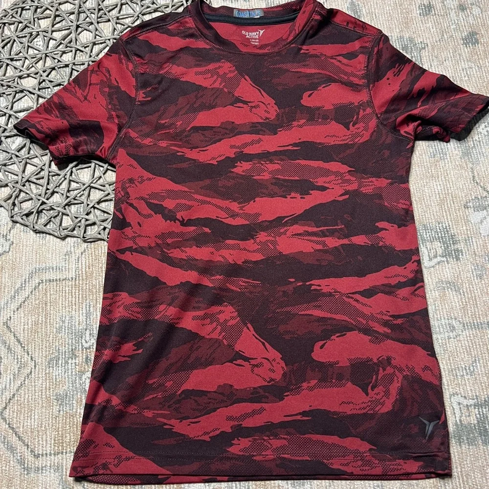 Old Navy Red and Black boys Shirt
